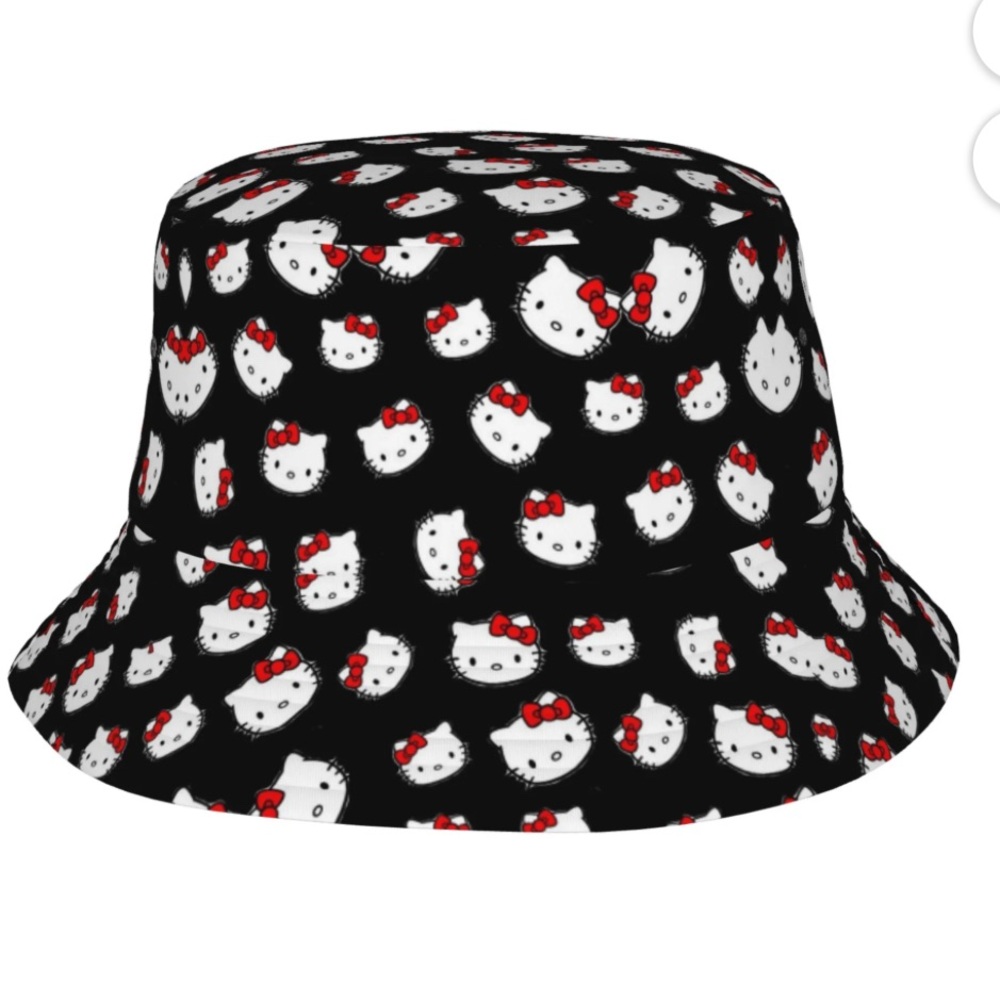 Hello Kitty Cartoon Bucket Hat